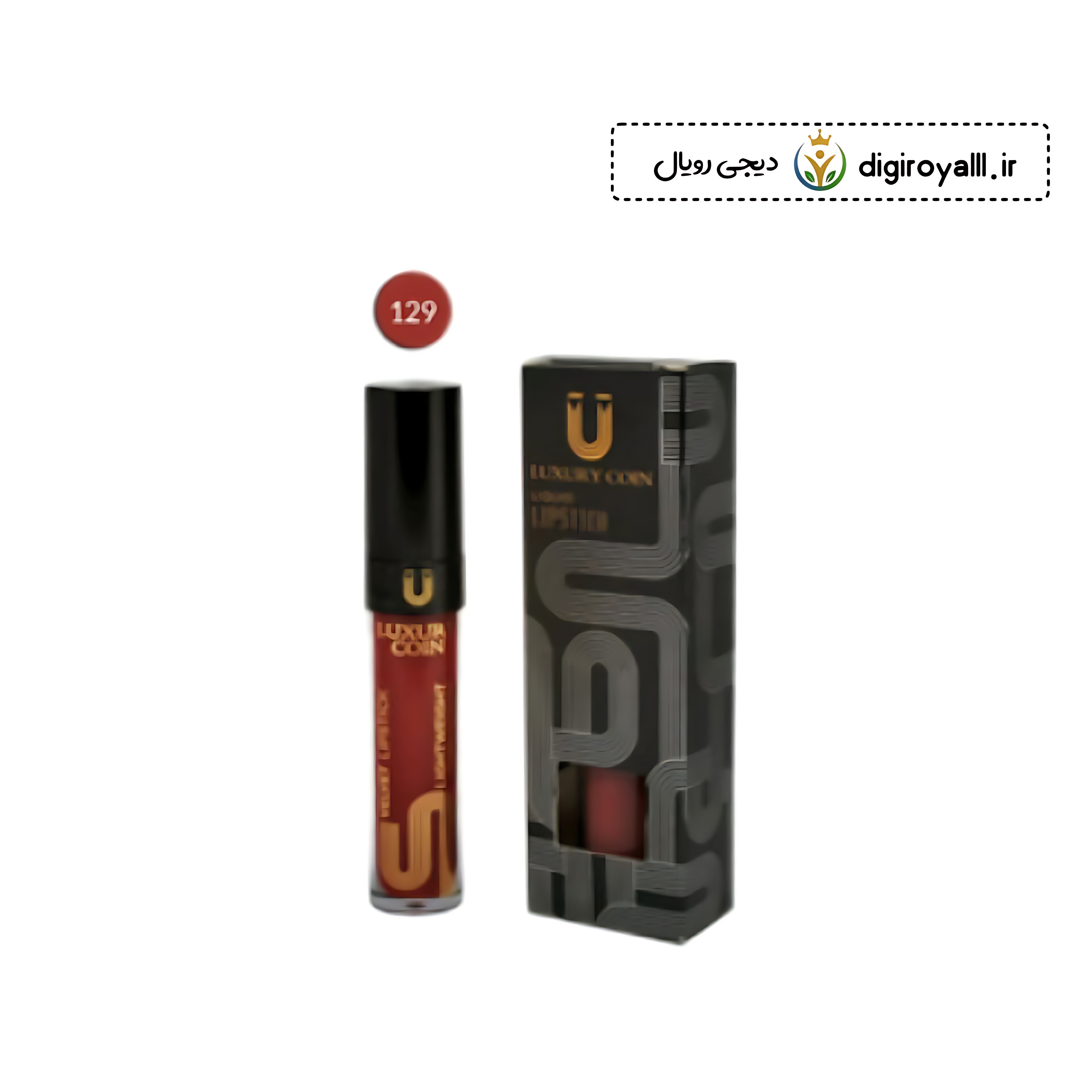 رژلب خوش رنگ کد ۱۲۹ ـ لاکچری کوین