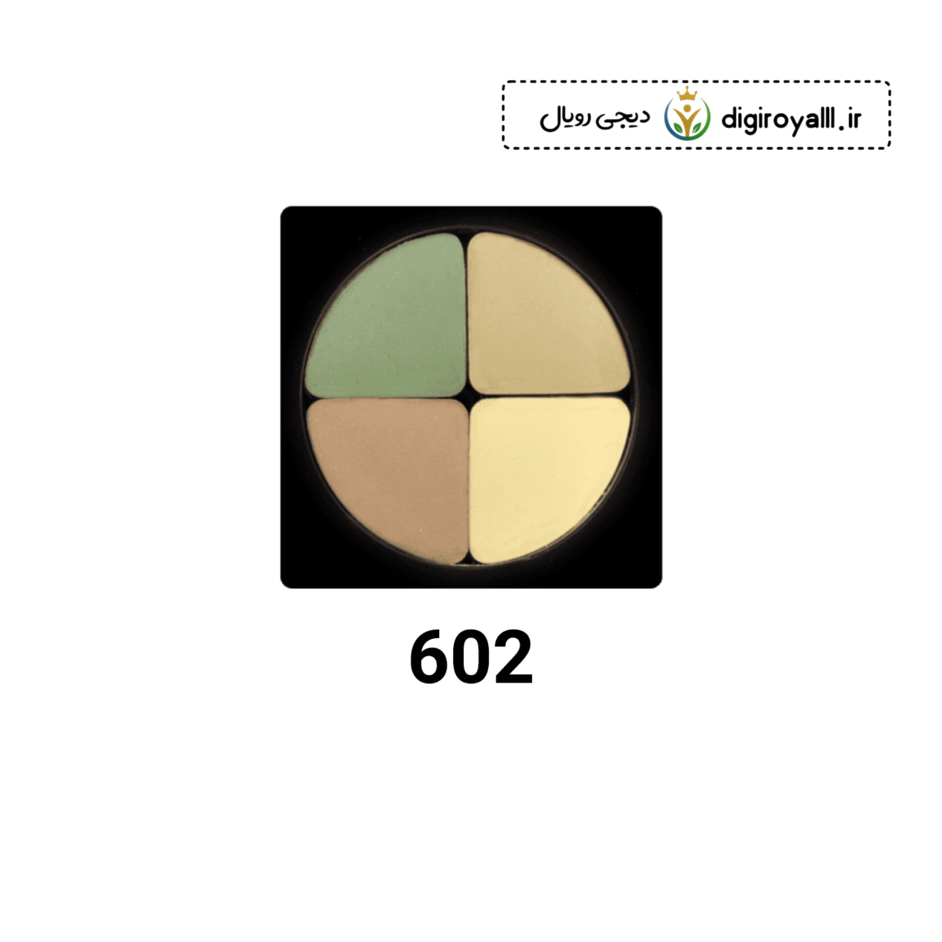 سایه چشم چهار رنگ کد ۶۰۲ ـ لاکچری کوین