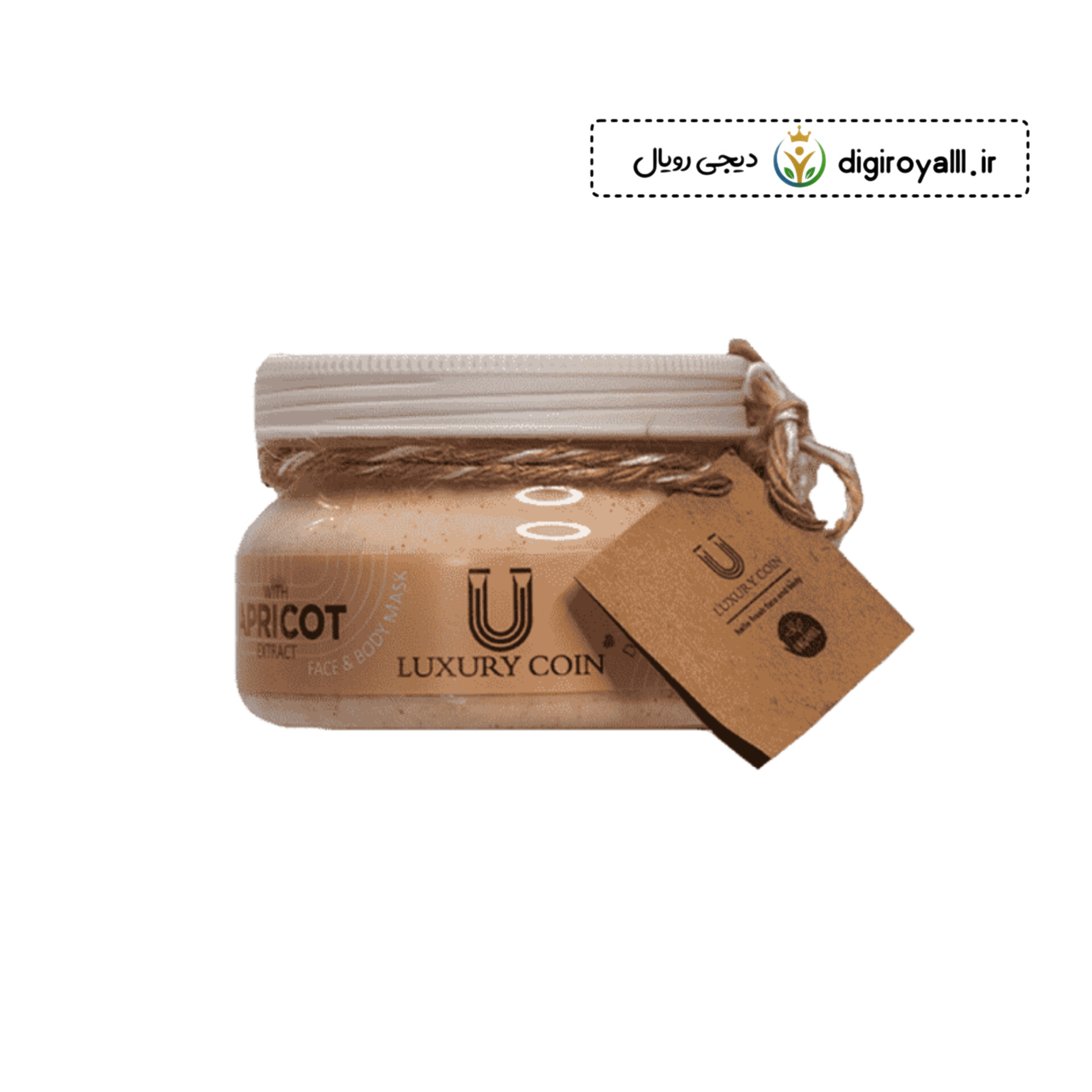 ماسک و اسکراب صورت و بدن زردالو -  لاکچری کوین