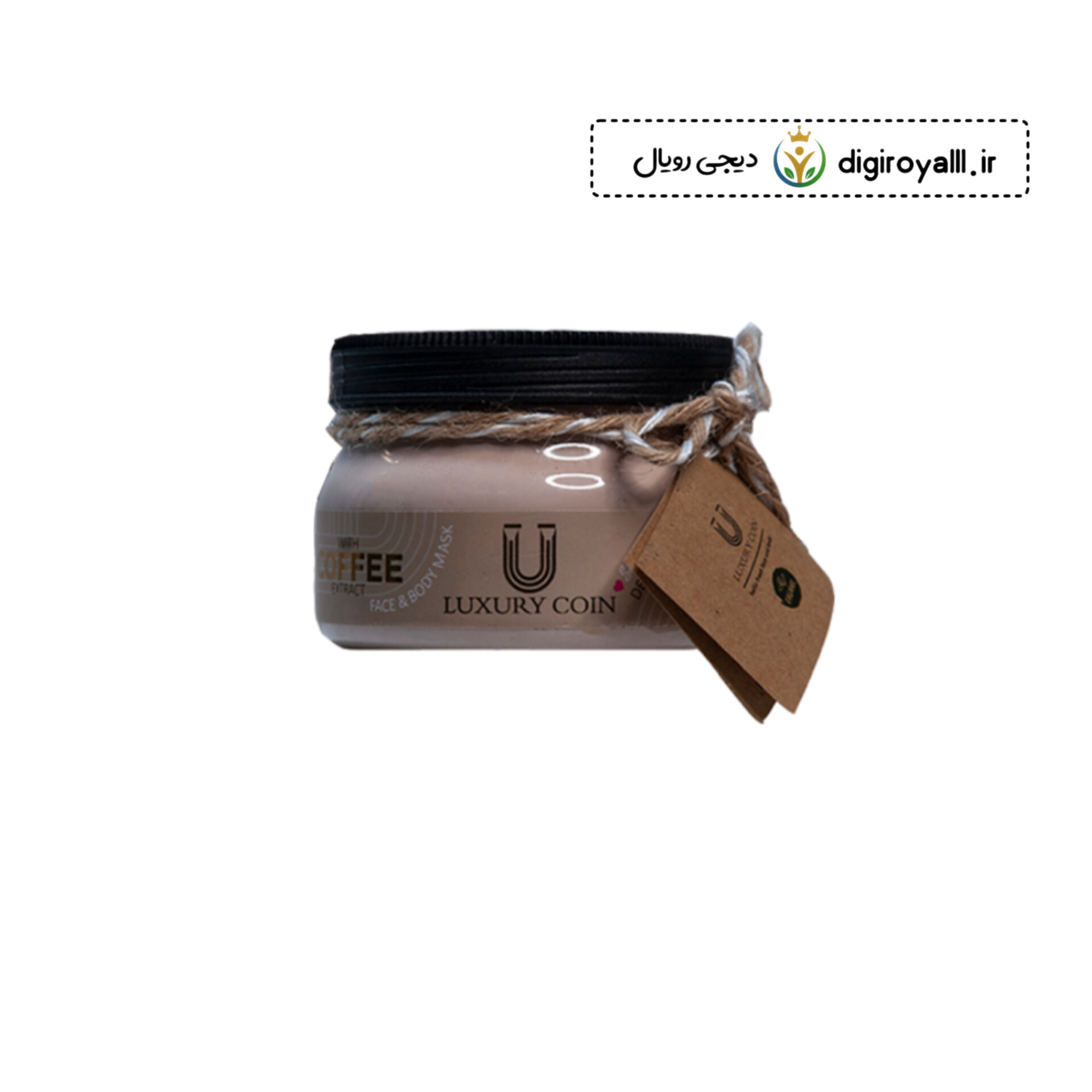ماسک و اسکراب صورت و بدن قهوه ـ لاکچری کوین