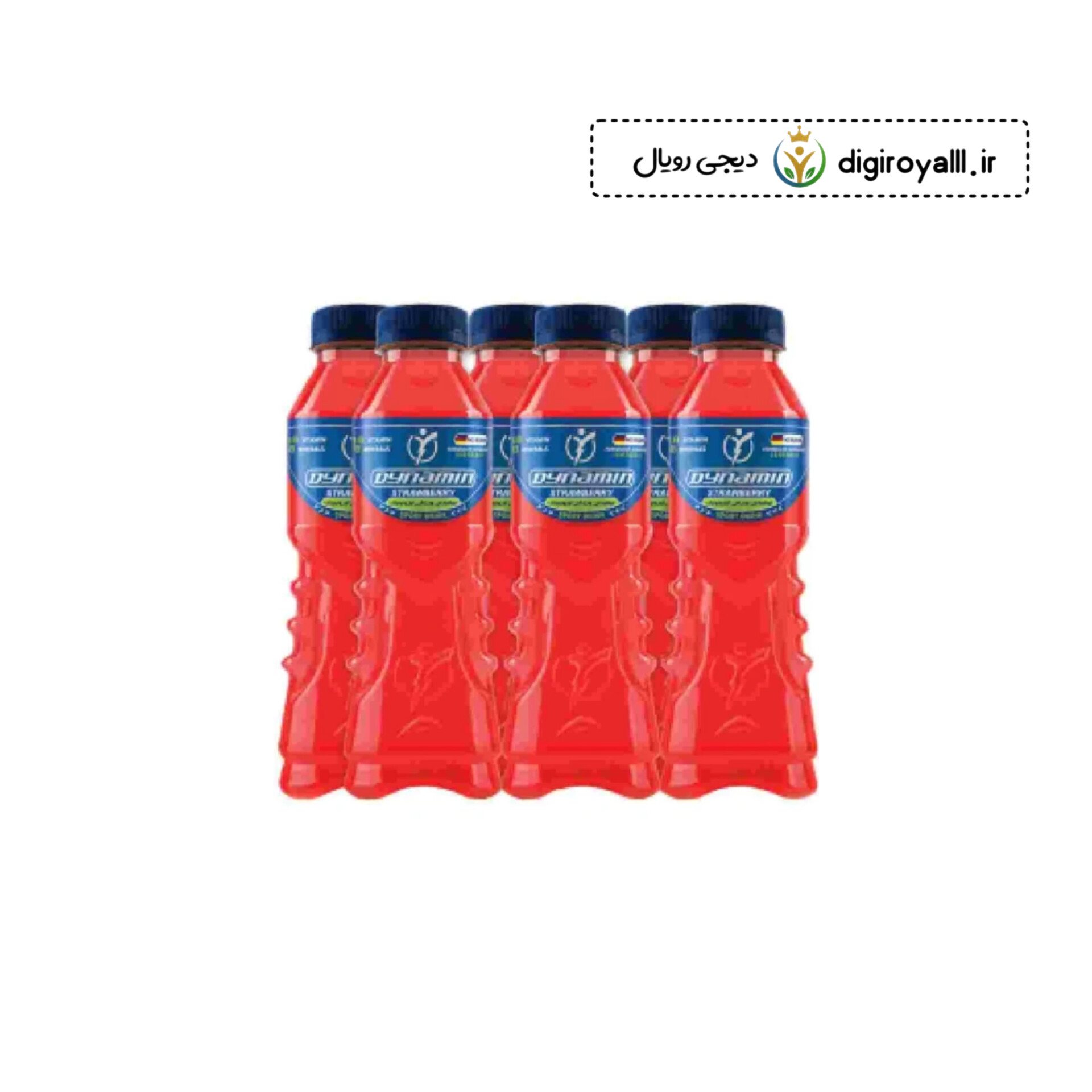 نوشیدنی ورزشی داینامین باکس ۶ عددی با طعم توت فرنگی