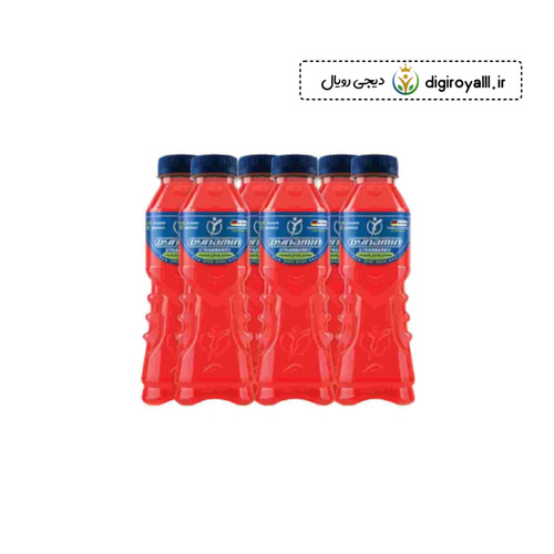 نوشیدنی ورزشی داینامین باکس ۶ عددی با طعم توت فرنگی
