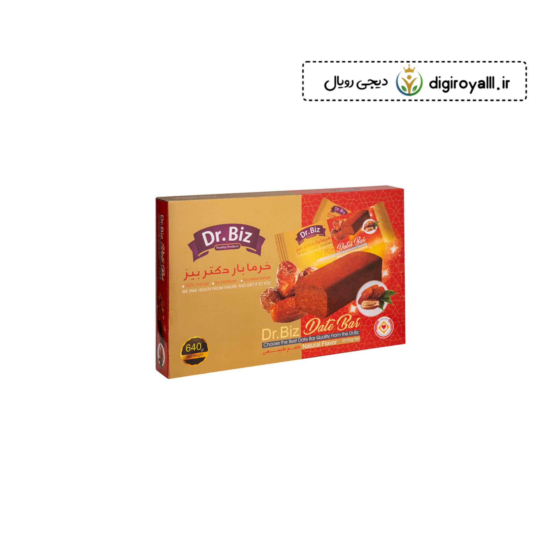 خرمابار طبیعی دارچینی ـ دکتر بیز