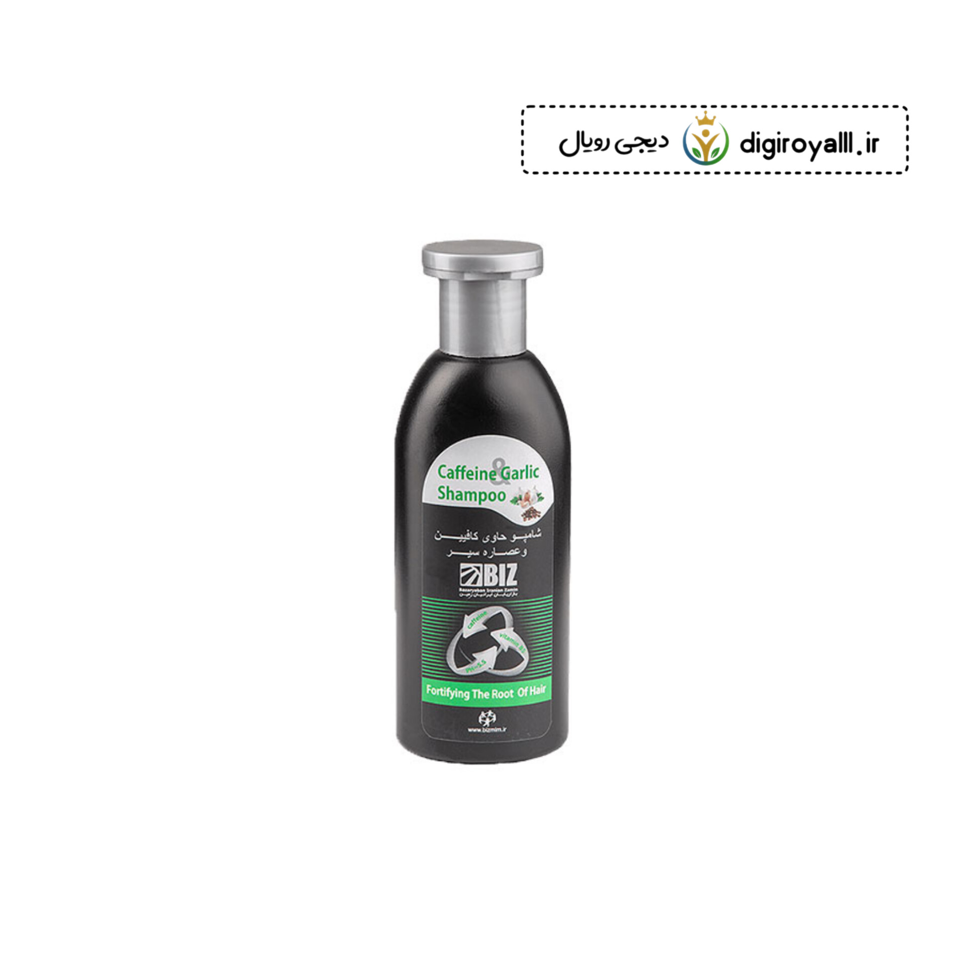 شامپو کافئین سیر ـ دکتر بیز