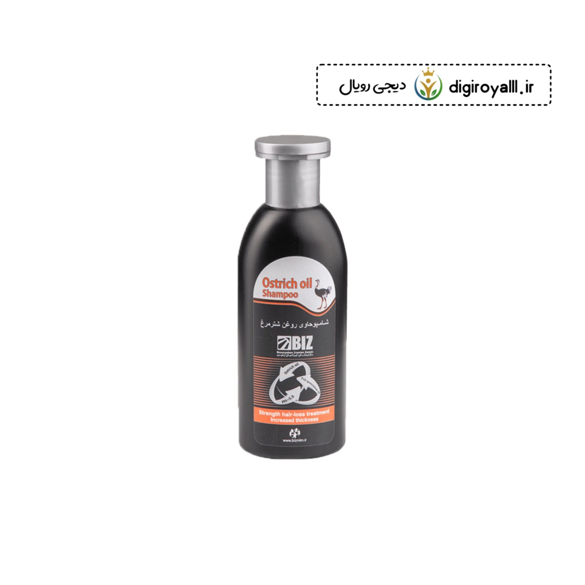 شامپو روغن شتر مرغ ـ دکتر بیز