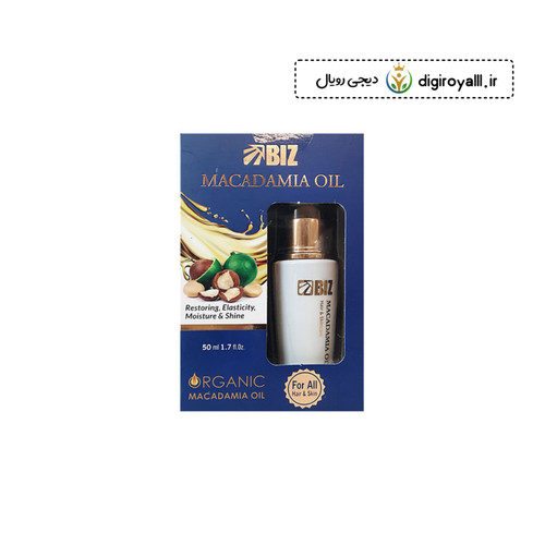 روغن ماکادامیا خالص دکتر بیز | تغذیه، ترمیم و نرمکننده مو و پوست