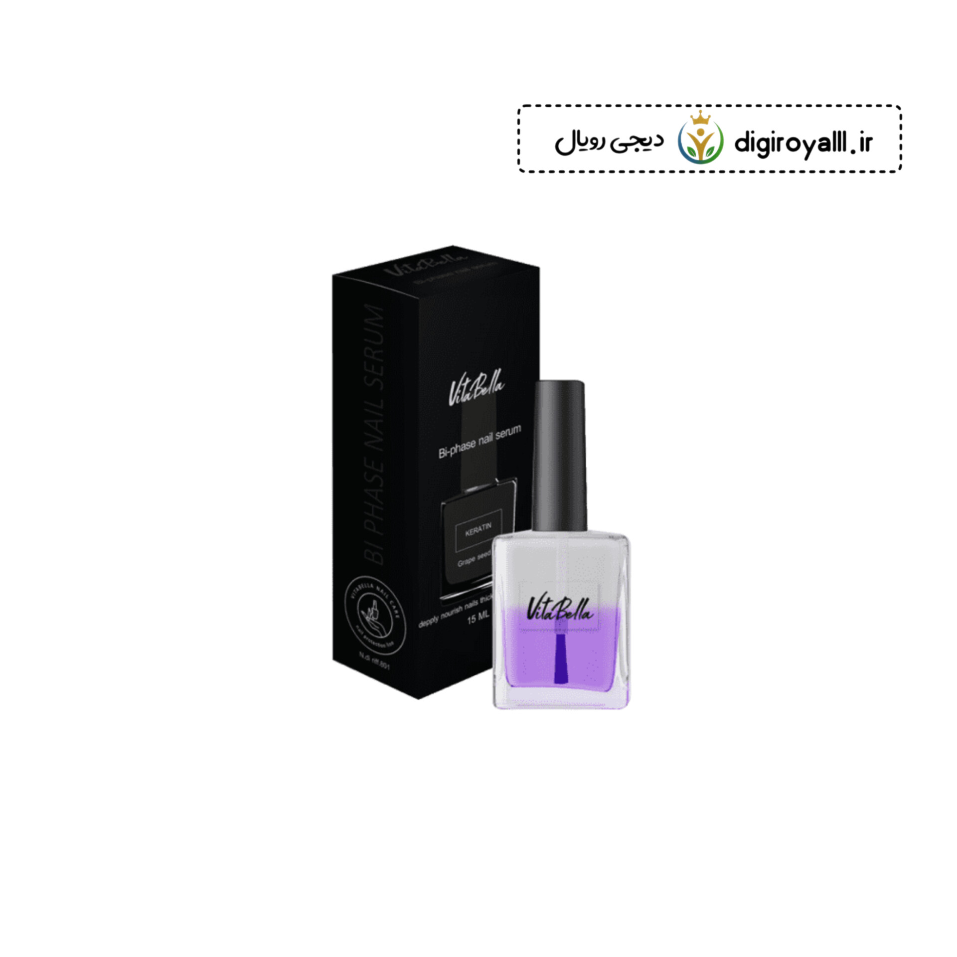 سرم دوفاز تقویت ناخن و کوتیکول Eclat | تغذیه، استحکام و رایحه لوکس