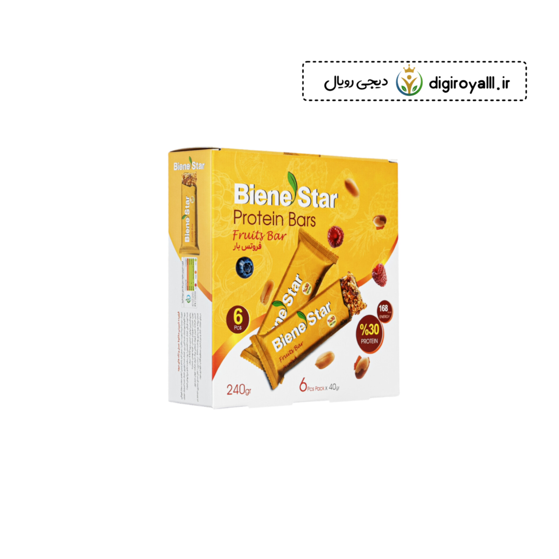 فورتس بار بین‌استار بسته ۶ عددی | میان‌وعده سالم و انرژی‌زا