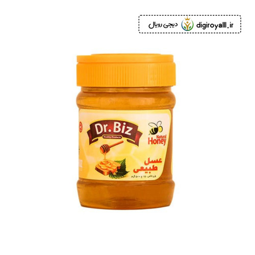عسل استاندارد ۵۰۰ گرمی دکتر بیز با ساکاروز زیر ۵ درصد