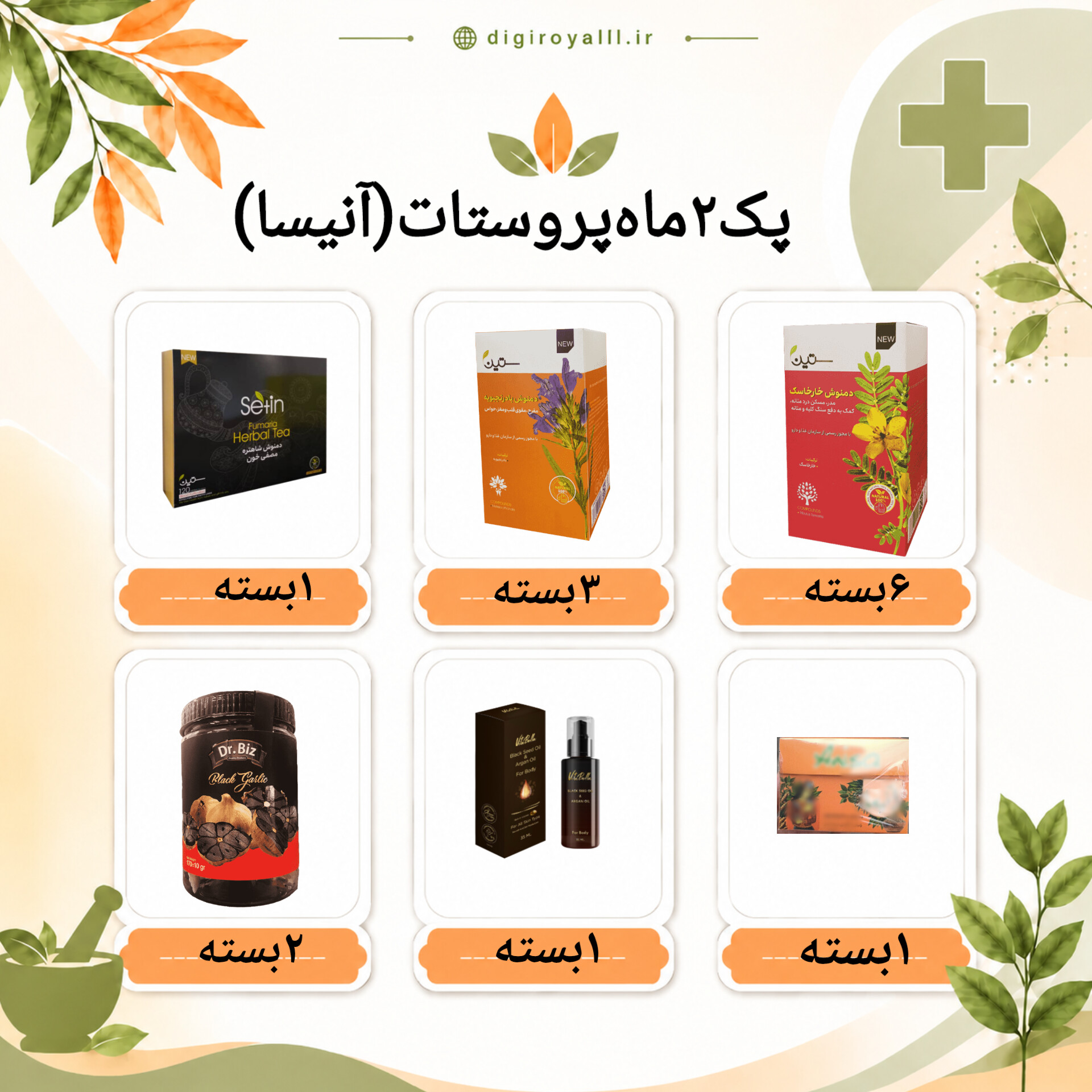 مکمل پروستات(60روزه) آنیسا