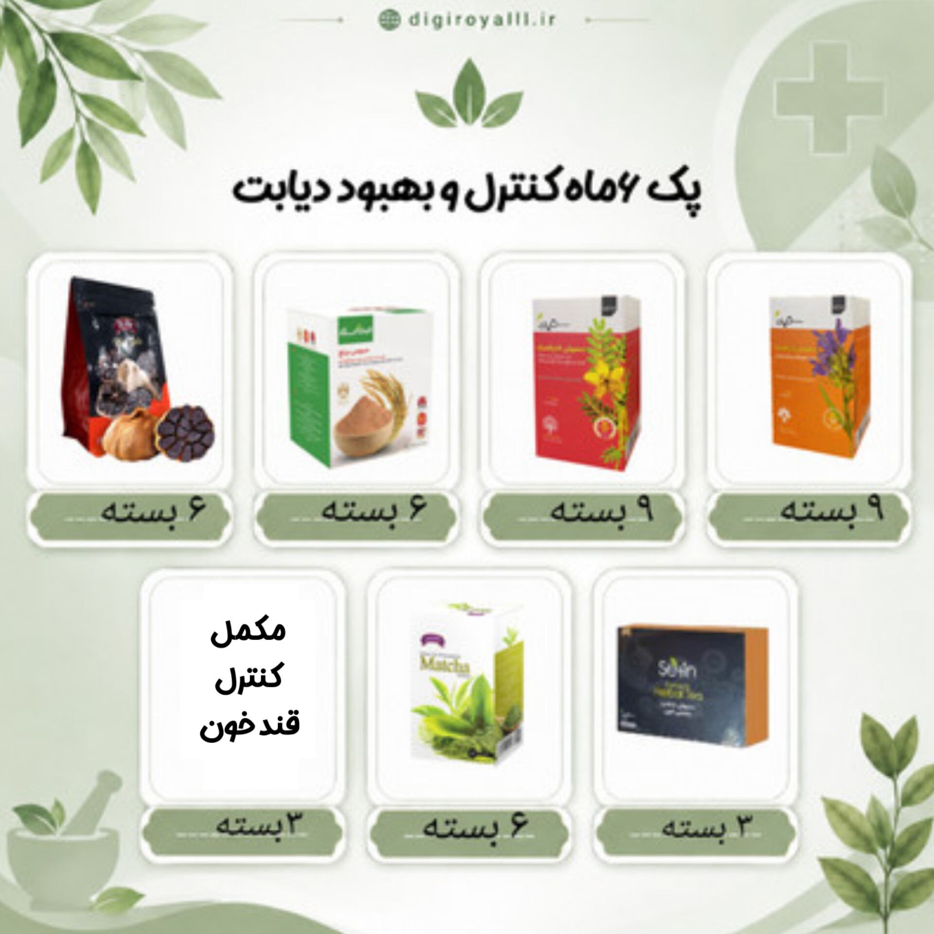 مکمل ۶ ماه دیابت آنیسا(رویال )