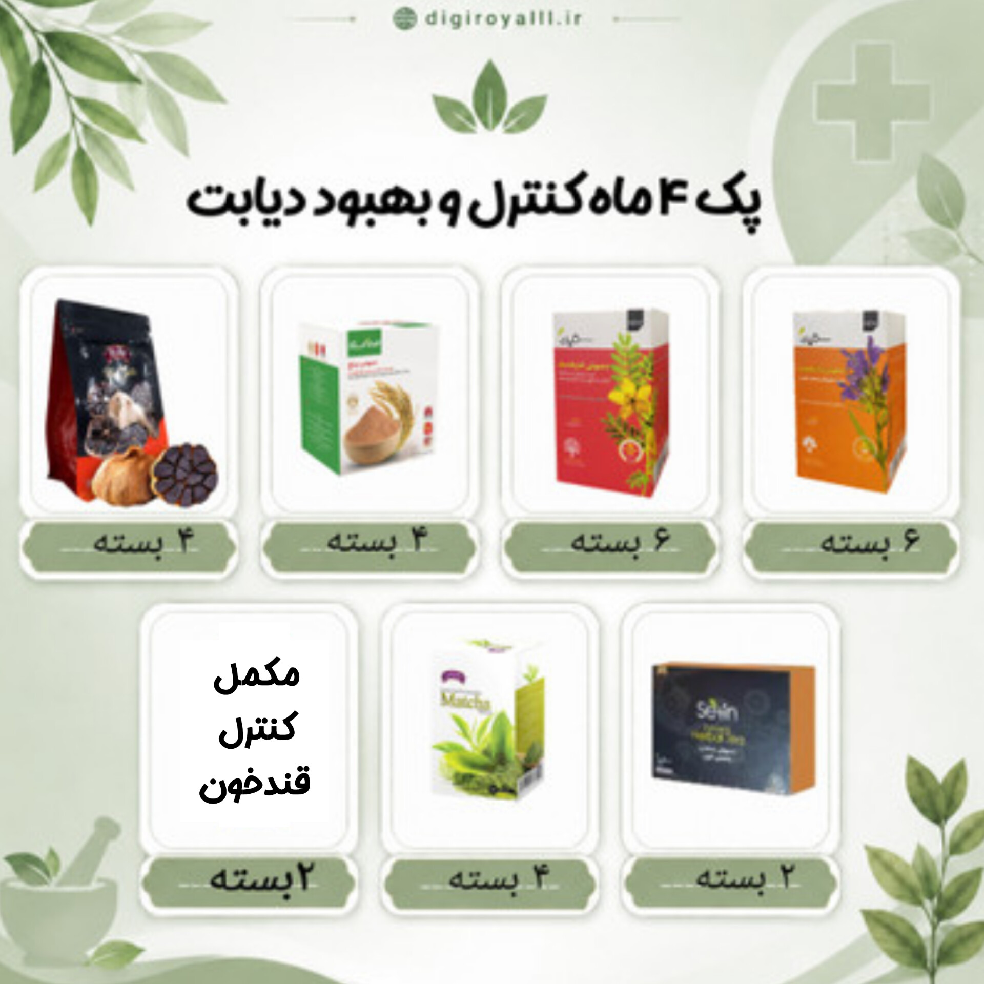 مکمل ۴ماه دیابت آنیسا (رویال)