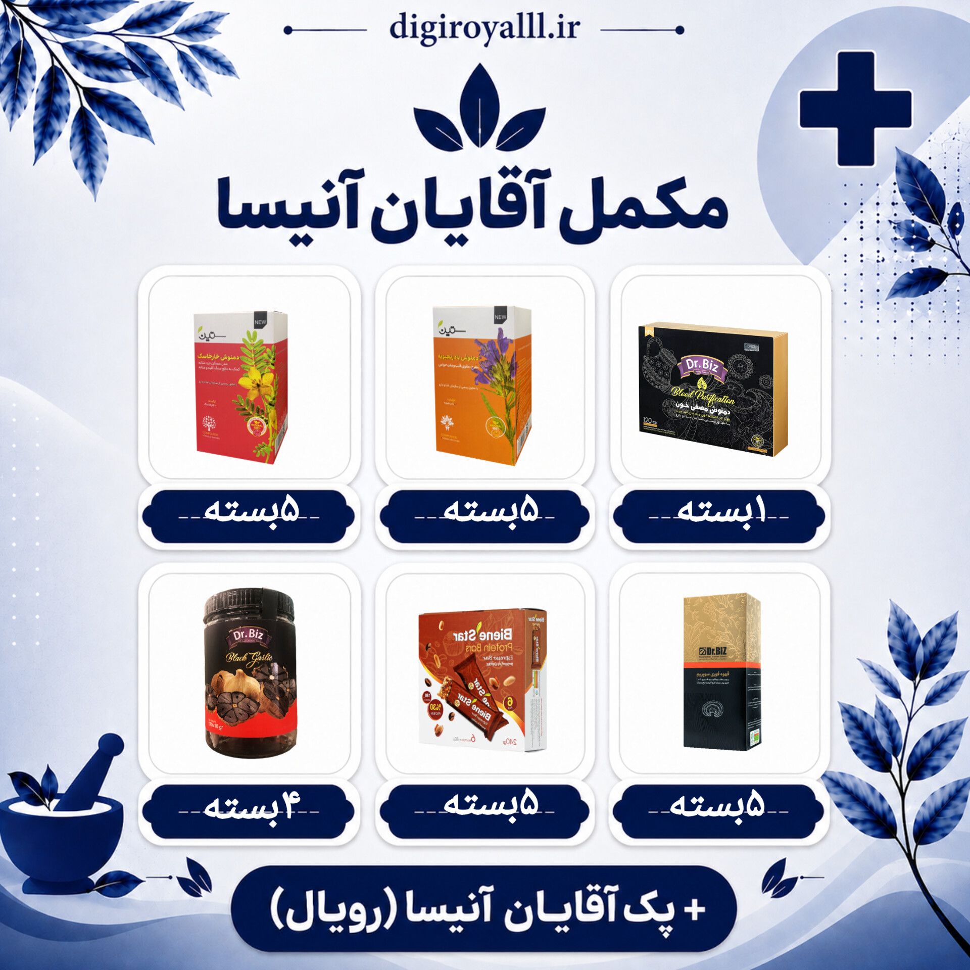 مکمل VIP آقایان چهار ماهه آنیسا (رویال)